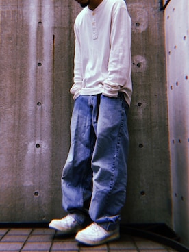 「Levi's」｜鬼澤駿天【boucle】さん（メンズ・172cm）の春コーディネート