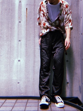 「Y's（ワイズ）のアイテム」を使った、鬼澤駿天【boucle】さん（メンズ・172cm）の夏コーディネート