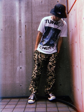 「LABRAT（ラブラット）のアイテム」を使った、鬼澤駿天【boucle】さん（メンズ・172cm）の夏コーディネート