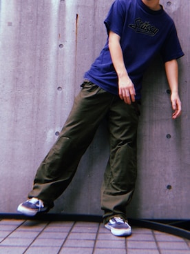 「stussy」｜鬼澤駿天【boucle】さん（メンズ・172cm）の夏コーディネート