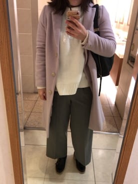 vnonvさん（レディース・159cm）の冬コーディネート