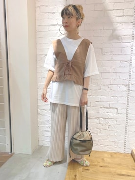 kaniさん（レディース・155cm）の夏コーディネート