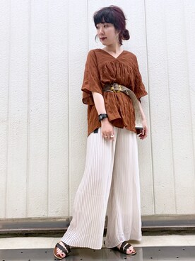 ミユキさん（レディース・157cm）の夏コーディネート