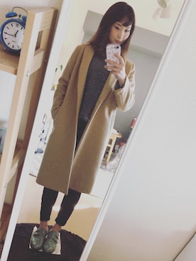 「黒パンツ」｜maiさん（レディース・163cm）の春コーディネート