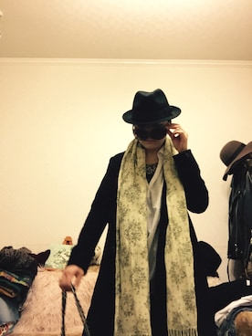 「LILY BROWN（リリーブラウン）のアイテム（チェスターコート）」を使った、みーにゃさん（レディース・159cm）の冬コーディネート