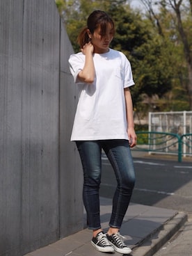 「Rodeo Crowns（ロデオクラウンズ）のアイテム」を使った、takasugiさん（レディース・171cm）の春コーディネート