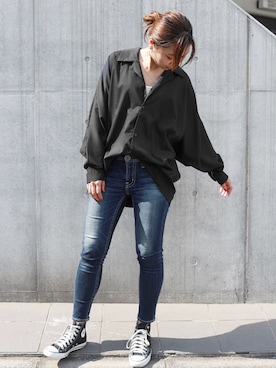 「Rodeo Crowns（ロデオクラウンズ）のアイテム」を使った、takasugiさん（レディース・171cm）の春コーディネート