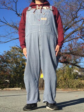 「アイテム（その他トップス、ブラウン系）」を使った、ks111さん（メンズ・169cm）の秋コーディネート