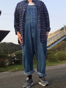 「BIG SMITH（ビッグスミス）のアイテム（サロペット/オーバーオール）」を使った、ks111さん（メンズ・169cm）の春コーディネート
