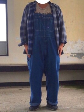 「BIG SMITH（ビッグスミス）のアイテム（オールインワン・サロペット）」を使った、ks111さん（メンズ・169cm）の春コーディネート