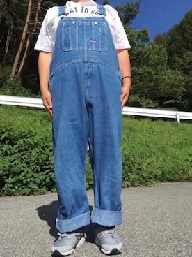 「BIG SMITH（ビッグスミス）のアイテム（サロペット/オーバーオール）」を使った、ks111さん（メンズ・169cm）の秋コーディネート