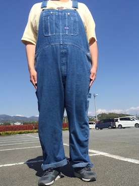「BIG SMITH（ビッグスミス）のアイテム（サロペット/オーバーオール）」を使った、ks111さん（メンズ・169cm）の春コーディネート