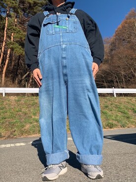 「CONVERSE（コンバース）のアイテム（パーカー）」を使った、ks111さん（メンズ・169cm）の秋コーディネート