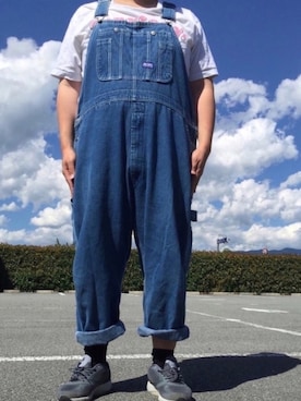 「BIG SMITH（ビッグスミス）のアイテム（オールインワン・サロペット）」を使った、ks111さん（メンズ・169cm）の春コーディネート
