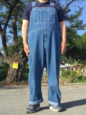 「BIG SMITH（ビッグスミス）のアイテム（オールインワン・サロペット）」を使った、ks111さん（メンズ・169cm）の春コーディネート