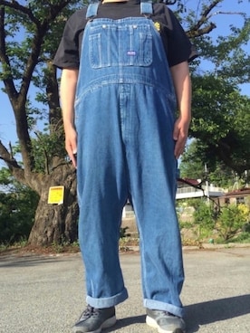 「BIG SMITH（ビッグスミス）のアイテム（オールインワン・サロペット）」を使った、ks111さん（メンズ・169cm）の春コーディネート