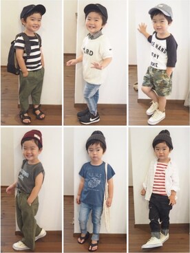 minatoさん（キッズ・90cm）の秋コーディネート