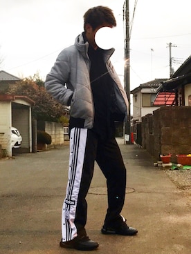 「韓国好きな人と繋がりたい」｜「アイテム（ダウンジャケット/コート）」を使った、Kaiさん（メンズ・173cm）の春コーディネート