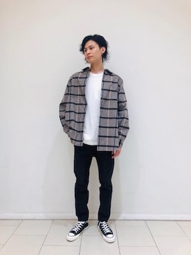 「SON OF THE CHEESE（サノバチーズ）のアイテム」を使った、赤羅（akara）さん（メンズ・170cm）の秋コーディネート