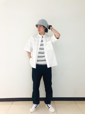 赤羅（akara）さん（メンズ・170cm）の夏コーディネート
