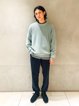 「RECOMMEND  ITEM STYLING」｜「アイテム（モカシン/デッキシューズ）」を使った、赤羅（akara）さん（メンズ・170cm）の秋コーディネート