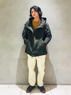 「RECOMMEND  ITEM STYLING」｜「アイテム（ブルゾン）」を使った、赤羅（akara）さん（メンズ・170cm）の秋コーディネート
