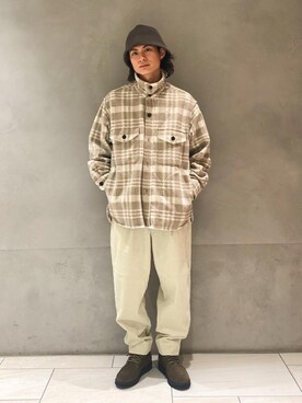 「RECOMMEND  ITEM STYLING」｜「アイテム（その他アウター）」を使った、赤羅（akara）さん（メンズ・170cm）の秋コーディネート