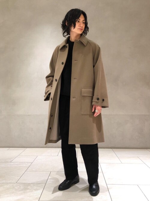 ジャケット・アウター FLAT MELTON CAMP COLLAR BALMACAAN COAT 20201227154605389_500.jpg