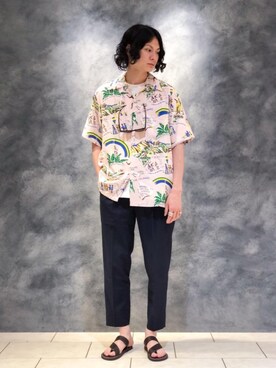 赤羅(akara)さん(メンズ・170cm)の夏コーディネート