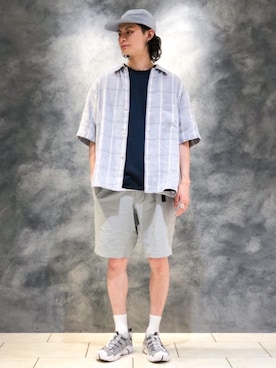 「RECOMMEND  ITEM STYLING」｜「アイテム（帽子）」を使った、赤羅（akara）さん（メンズ・170cm）の夏コーディネート