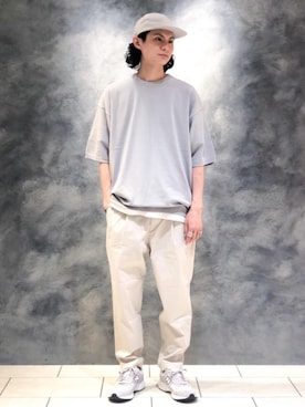 「RECOMMEND  ITEM STYLING」｜「アイテム（帽子）」を使った、赤羅（akara）さん（メンズ・170cm）の夏コーディネート