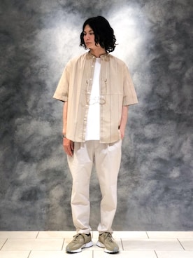 「PRINCE（プリンス）のアイテム」を使った、赤羅（akara）さん（メンズ・170cm）の夏コーディネート