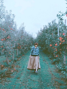 Blueさん（レディース・165cm）の秋コーディネート