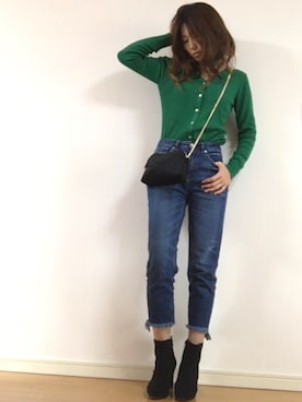 「AMERICAN HOLIC」｜みちるさん（レディース・165cm）の冬コーディネート