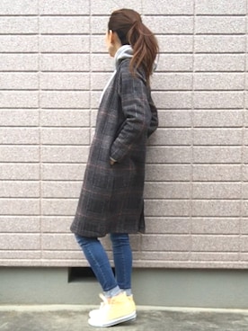「AMERICAN HOLIC」｜みちるさん（レディース・165cm）の冬コーディネート