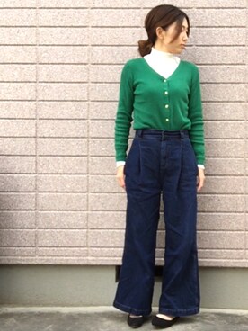 「AMERICAN HOLIC」｜みちるさん（レディース・165cm）の冬コーディネート