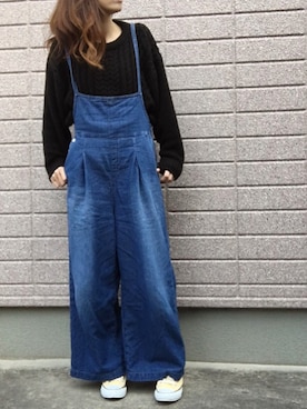 「CONVERSE（コンバース）のALL STAR INHEEL HI/オールスター　インヒール　HI（スニーカー）」を使った、みちるさん（レディース・165cm）の春コーディネート