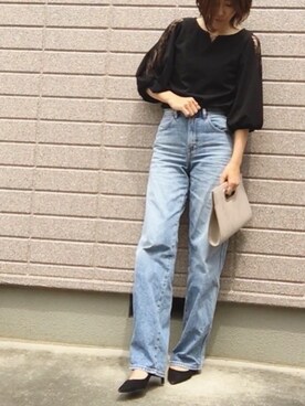 「rps（アールピーエス）のアイテム（バッグ）」を使った、みちるさん（レディース・165cm）の夏コーディネート