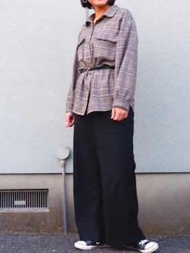 こすぱっしょんゆりえさん(レディース・166cm)の秋コーディネート