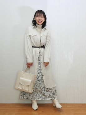 こすぱっしょんゆりえさん(レディース・166cm)の秋コーディネート