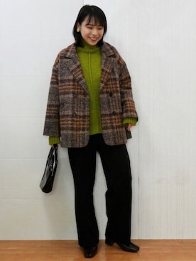 こすぱっしょんゆりえさん（レディース・166cm）の冬コーディネート