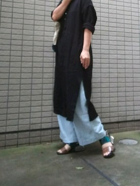 「URBAN RESEARCH（アーバンリサーチ）のアイテム（チュニック）」を使った、parcaさん（レディース・154cm）の秋コーディネート