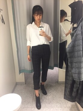 「ALDO（アルド）のアイテム（ブーツ）」を使った、Tomadrobeさん（レディース・165cm）の春コーディネート