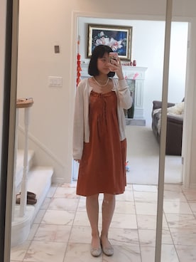 「H&M（エイチ・アンド・エム）のアイテム（アンサンブル）」を使った、Tomadrobeさん（レディース・165cm）の秋コーディネート