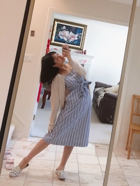 「H&M（エイチ・アンド・エム）のアイテム（アンサンブル）」を使った、Tomadrobeさん（レディース・165cm）の秋コーディネート