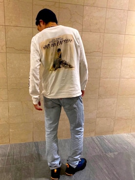 「Levis」｜「アイテム（アクセサリー）」を使った、1ta28さん（メンズ・175cm）の秋コーディネート