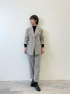 「JOSEPH（ジョセフ）のアイテム」を使った、JOSEPH_STUDIO_WOMEN_OFFICIALさん（レディース・161cm）の秋コーディネート