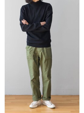 陈百万さん（メンズ・175cm）の冬コーディネート