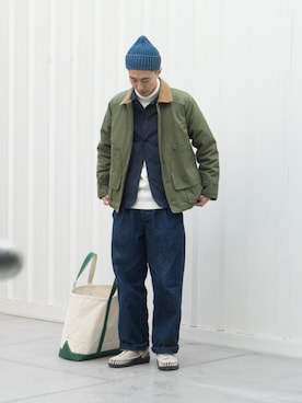 陈百万さん（メンズ・175cm）の冬コーディネート