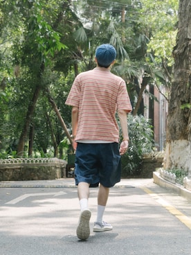「工装」｜陈百万さん（メンズ・175cm）の春コーディネート